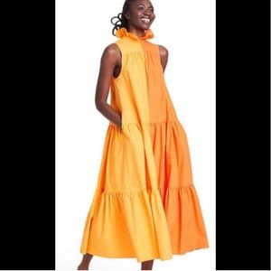 Christopher John Rogers Orange Target Dress. Hard to find!